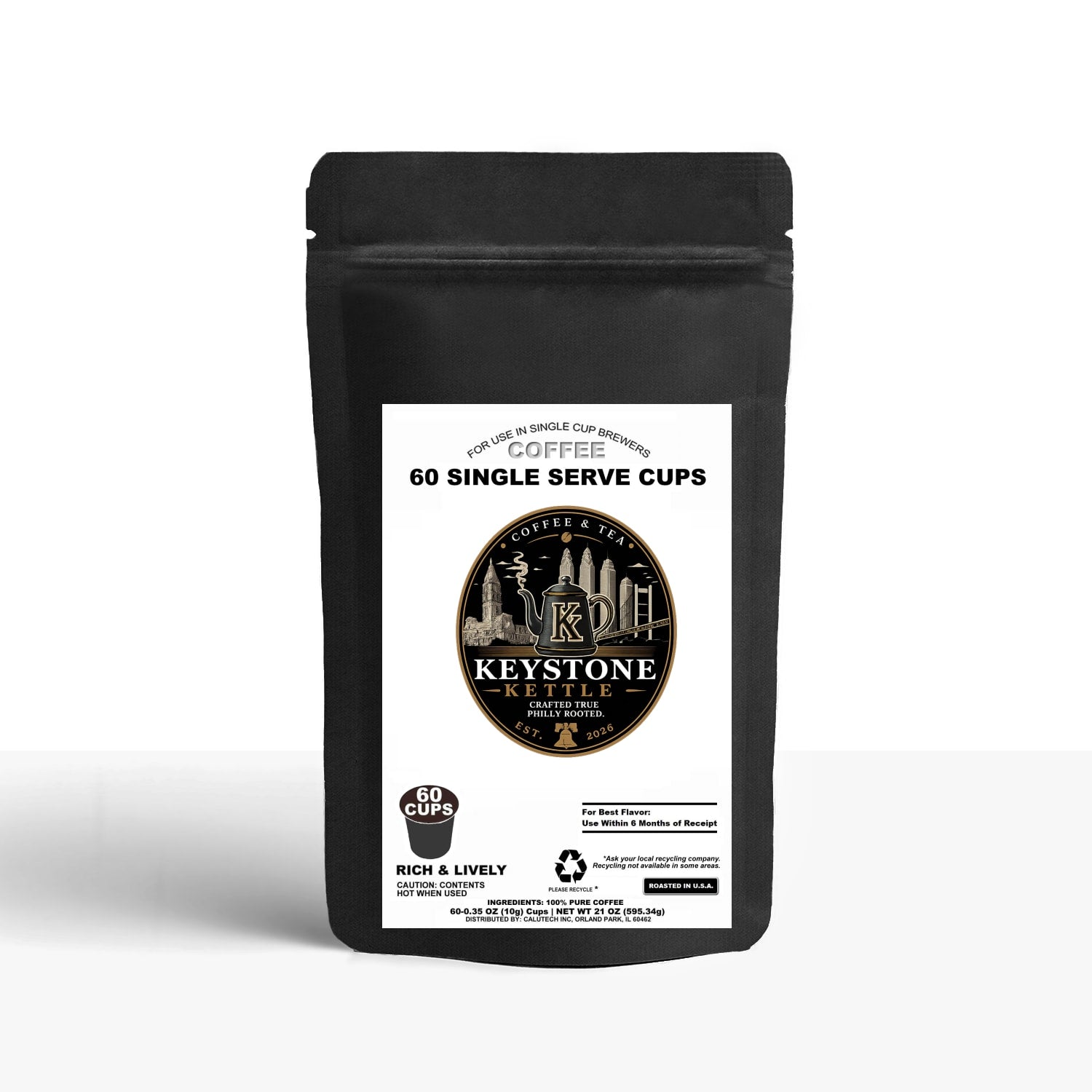60 Pack Single Serve Coffee Capsules