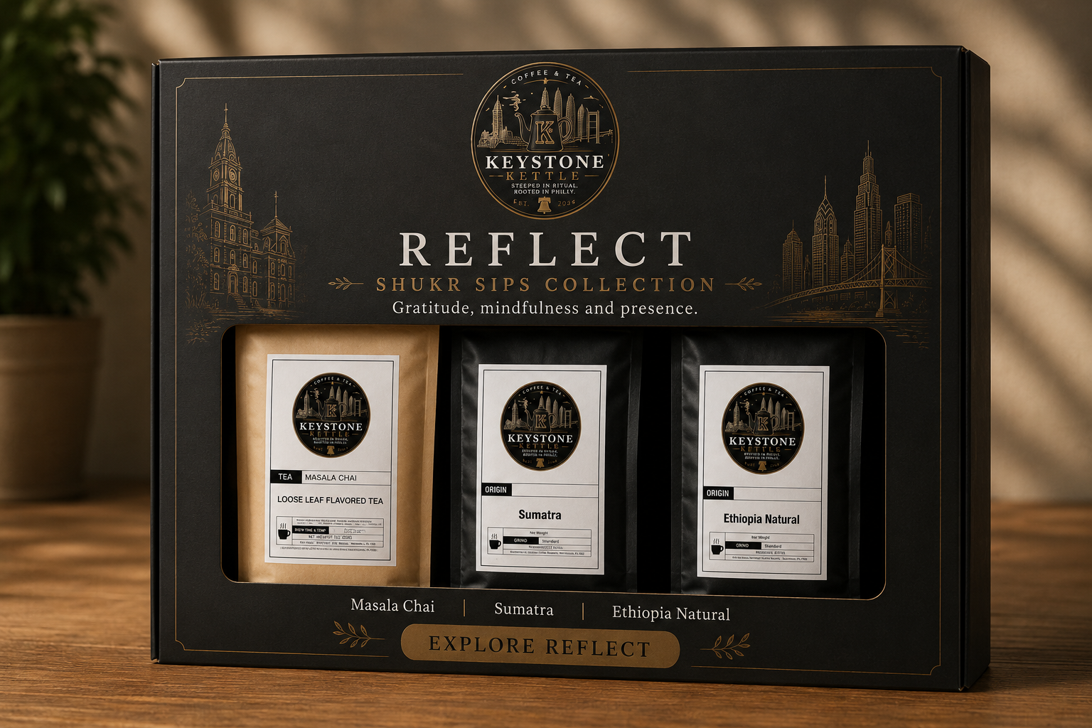 Reflect Gratitude Bundle: Shukr Sips Collection